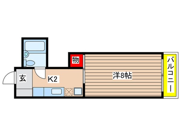 メゾン６０３の物件間取画像